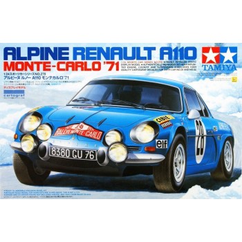 1/24 Tamiya Renault Alpine A110 1971 Monte Carlo Rally 24278